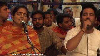 Hare Krishna Kirtan  Madhavas Rock Band  Day 2  ISKCON Mira Road Kirtan Mela 2016 [upl. by Ayanej]