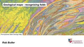 Geological Maps  recognising folds [upl. by Cleodel622]