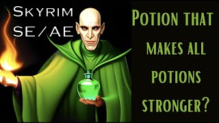 Skyrim Make Legendary Potions Markarth Botanical Gardens has some interesting ingredients [upl. by Arick434]