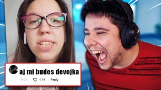 NAJSMESNIJI TIKTOK KOMENTARI 10 PREJAKI 😂 [upl. by Annahahs]