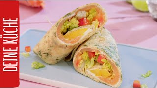 Wrap mit Lachs  REWE Deine Küche [upl. by Reivad546]