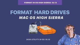 How To Format External Hard Drives on Mac OS High Sierra [upl. by Luapnoj]