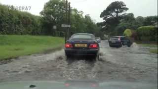 Station Road Flooding Rustington West Sussex [upl. by Matti]