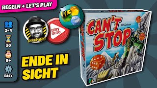 CANT STOP  Brettspiel  Regeln amp Lets Play [upl. by Grenville]