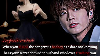 You kssed the dangerous badboy as a dare but him as your secret domnnt husband who loves teasng [upl. by Older]