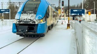 Pociągi w Polsce na stacji Zwardoń 🇵🇱 Trains in Poland on Zwardoń station [upl. by Ramuk]