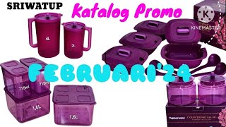 Katalog Tupperware Promo Februari 2024 Lebih Lengkap dan Jelas tupperwareIndonesia [upl. by Landre]