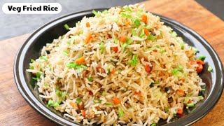 Street Style Veg Fried Rice Recipe  IndoChinese Veg Fried Rice  The Terrace Kitchen [upl. by Carlee53]