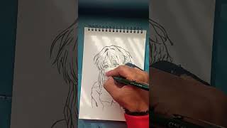 Violet Im my way drawing animeart 歌ってみた ado 新人歌い手 [upl. by Gavra]