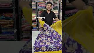 dola purple sarees ph8008811055lakshmisareesramanarayana fancy dola printed sarees [upl. by Iznek573]