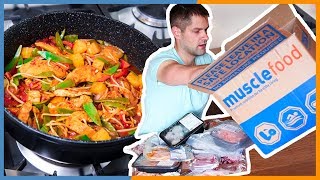 Muscle Food Unboxing AND Sweet amp Sour Chicken Recipe  Warren Nash [upl. by Zeuqcaj]