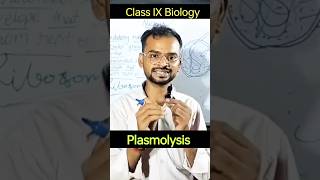 What is plasmolysis biology plasmolysiskyahai shorts ytshorts ncert cell [upl. by Kcirdneked]