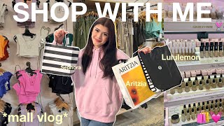 COME SHOP AT THE MALL WITH ME vloglululemonaritzia brandy melville pacsun urban outfitters [upl. by Getter]