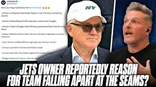 Scathing Report Alleges Jets Owner Woody Johnson Is Destroying The Team At The Seams  Pat McAfee [upl. by Christiansen]