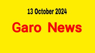 Garo News 13 October 2024  Garo AIR Shillong [upl. by Bosson]