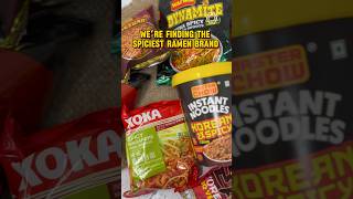 Testing 10 Veggie Ramen brands to find the spiciest ramen in India spicy noodles [upl. by Ri545]