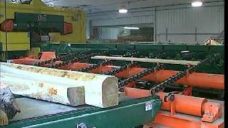 Horizontal Resaw  Sawmill Equipment by McDonough Manufacturing [upl. by Soma]