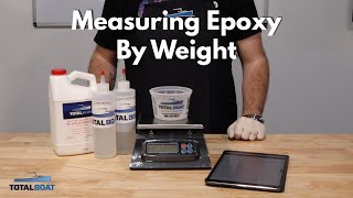 Measuring Epoxy by Weight [upl. by Htebazileyram612]