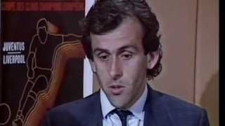 Platini Drame du Heysel 29 05 85 [upl. by Wymore]