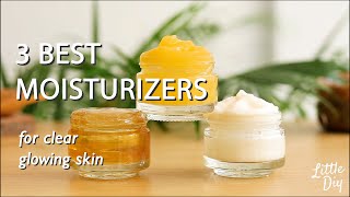 The 3 natural face and body moisturizers is all you need for clear glowing skin [upl. by Yelserp]