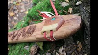 Dreifach Indianerflöe Triple Drone Flute Quetzalqoatl D432Hz [upl. by Adella]