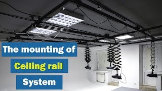 The mounting of RIGERD ceiling rail pantograph system ENG [upl. by Mad]