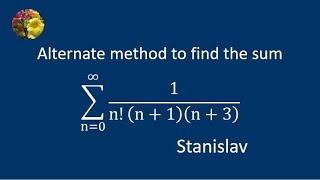 Evaluating the required sum using simple techniques by Станислав Бугаевский [upl. by Elatan]