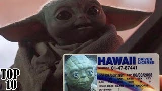 Top 10 Funniest Baby Yoda Memes [upl. by Anaiv16]