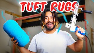 HOW TO TUFT RUGS For Beginners  My FULL Process Updated [upl. by Assenal]