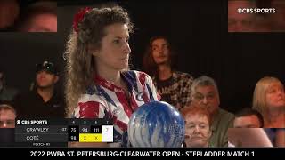 2022 PWBA St PetersburgClearwater Open Stepladder Match 1 Verity Crawley vs Bryanna Cote [upl. by Guarino]