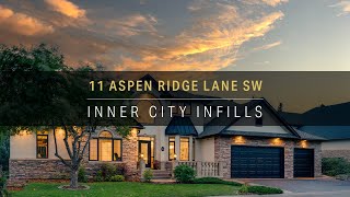 11 Aspen Ridge Lane SW  Aspen Estates Calgary  Inner City Infills  Elegant Estate Home [upl. by Sylvester]