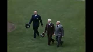 April 15 1941 Opening Day Cincinnati Reds vs St Louis Cardinals at Crosley Field IN COLOR [upl. by Marentic]