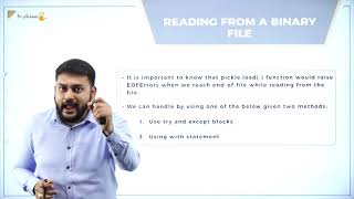 DAY 45  COMPUTER SCIENCE  CBSE XII  FILE HANDLING  L3 [upl. by Eissej]