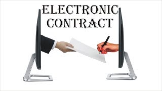 Electronic Contract under Cyber Law  Cyber Law  Law Guru [upl. by Perzan886]