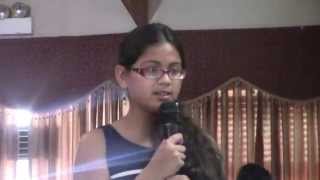 Senior Level grade 6 Round 3 Spelling Bee at Spoorthi 4th Anniversary Aug 24th 2014 at Ruchi [upl. by Nisen]