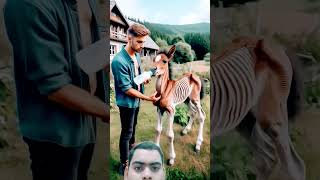 arabianhorse horse arabichorse animals love shorts shortsfeed nature [upl. by Eilac]