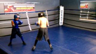 Adrian Sparring Rd 1 Aug 6th 2011 [upl. by Yrred]