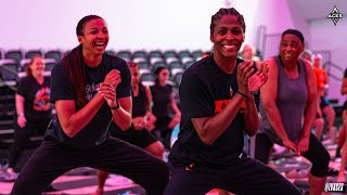 Season Ticket Members Yoga on the Court Recap  803 [upl. by Assiram]