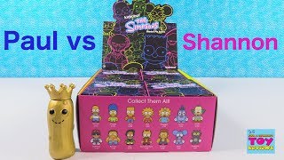 Paul vs Shannon Kidrobot The Simpsons Enamel Pin Series Opening  PSToyReviews [upl. by Holms770]