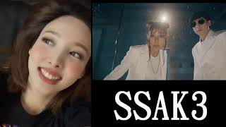 Nayeon  SSAK3Beach Again MV Reaction featMoMoampSana [upl. by Drolyag]