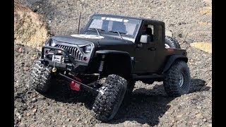 Xtra Speed Jeep V2  SCX10 II  Jeep Wrangler JK8 body mod [upl. by Kerwin365]