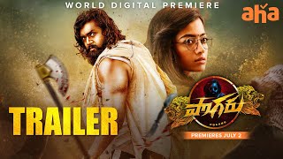 Pogaru Telugu Trailer  Dhruva Sarja Rashmika Mandanna  Premieres July 2 [upl. by Ettennil]