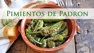 Blistered Padron Peppers  Pimientos de Padrón [upl. by Eaner]