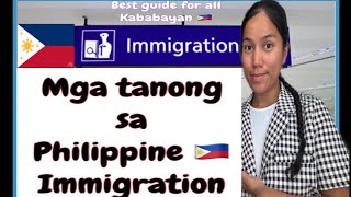 Most Common Questions Philippine Immigration 🇵🇭 2024 [upl. by Nugesulo]