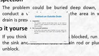 How to Successfully Unblock an Outside Drain  MR Drains UK [upl. by Mireille107]