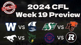 2024 cfl Week 19 Preview Stampeders sign QB PJ Walker Thanksgiving in Canada [upl. by Marje]