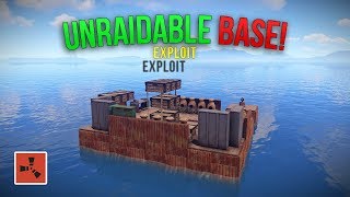 Completely UNRAIDABLE Base CONCEPT  Rust Base Building [upl. by Ennayoj]