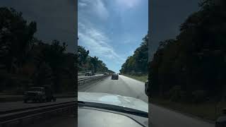 New Haven Connecticut I95 freeway Beautiful day in a beautiful place [upl. by Laet]