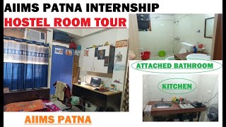 AIIMS Patna Internship HOSTEL Room Tour  Attached Bathroom  Attached Kitchen aiims aiimspatna [upl. by Yerak]