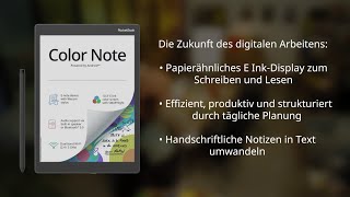 PocketBook Color Note Der perfekte Begleiter für unzählige Ideen [upl. by Rubliw713]